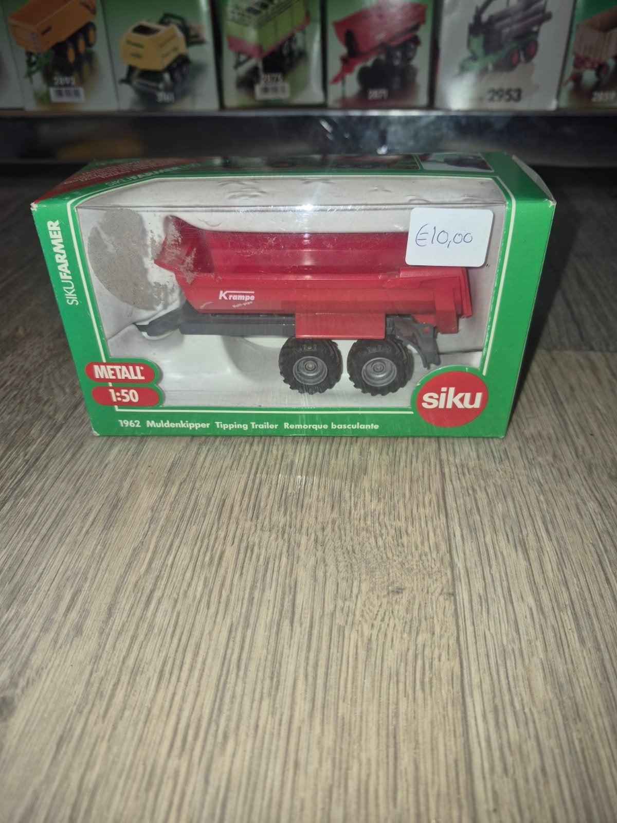 Siku Farmer 1:50 Krampe Muldenkipper Tipping Trailer, Info@siku.de, SIKU, Nieuw, Siku GmbH, Frankfurter Str. 72, 58579 Schalksmühle, Duitsland