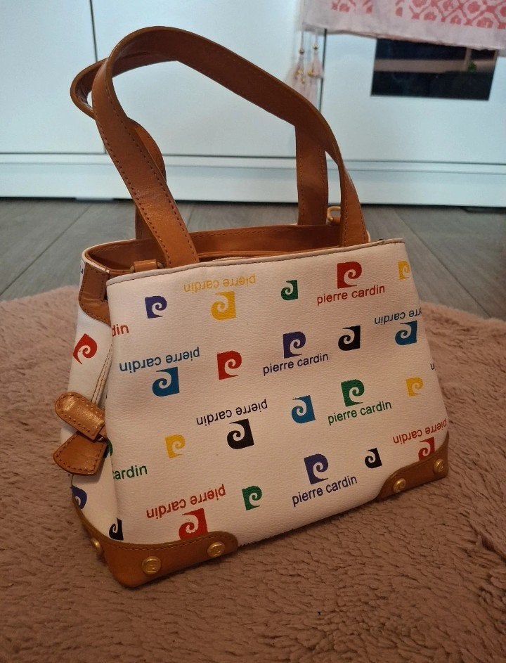 Vintage Pierre Cardin Handtas, Sieraden, Tassen en Uiterlijk, Tassen | Damestassen, Overige kleuren, ,, Overige typen, Ophalen of Verzenden
