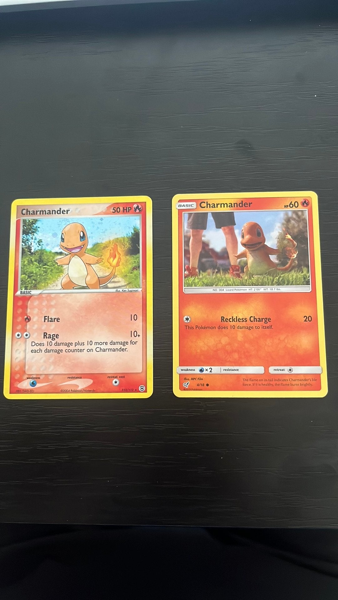 Charmander, Ophalen, Nieuw