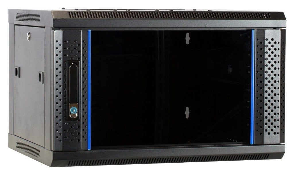 19" server kast (rack) 6HE met glazen deur, Verzenden