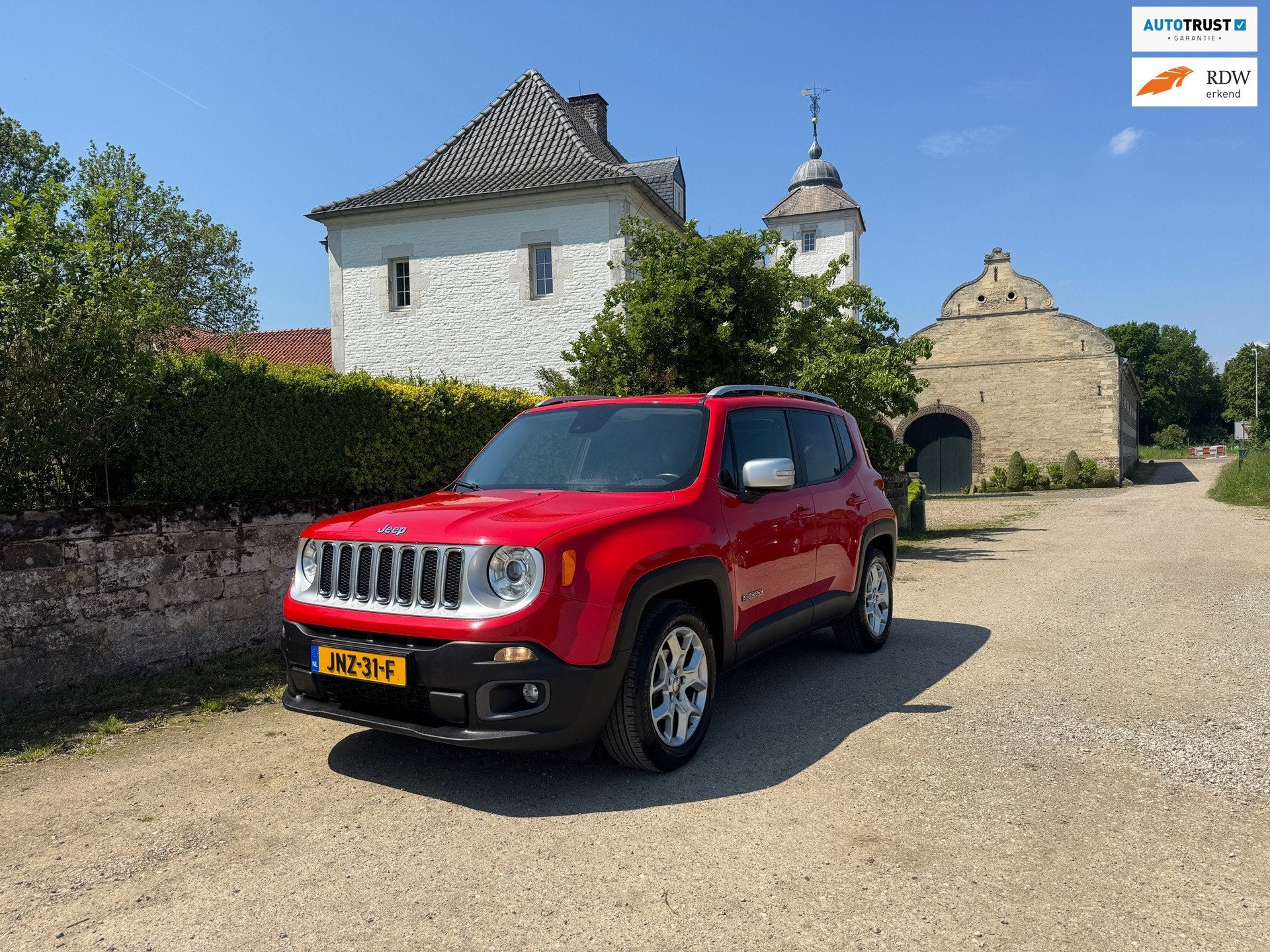 Jeep Renegade Automaat 1.4 Turbo 2016 Leder Eerste Eigenaar, Auto's, Jeep, Dealer onderhouden, Gebruikt, 4 cilinders, Leder