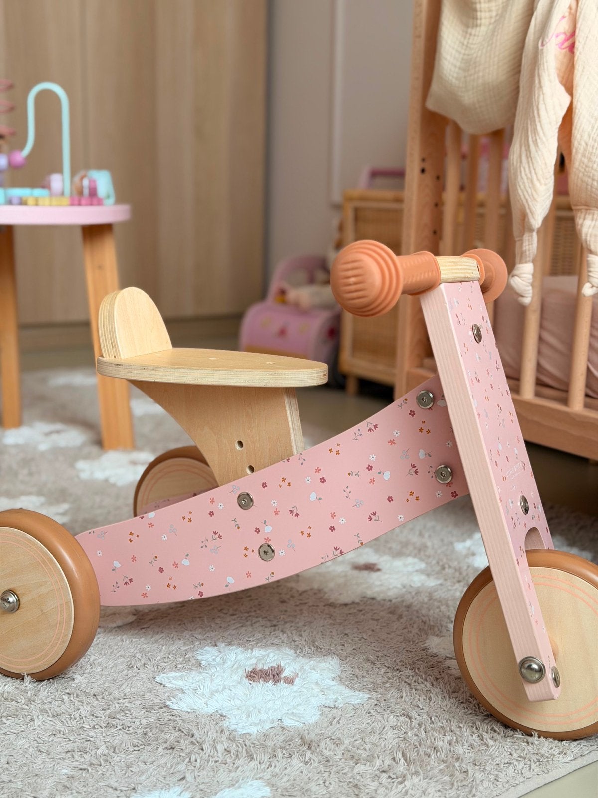 Little Dutch Driewieler – Little Pink Flowers, Ophalen, Zo goed als nieuw