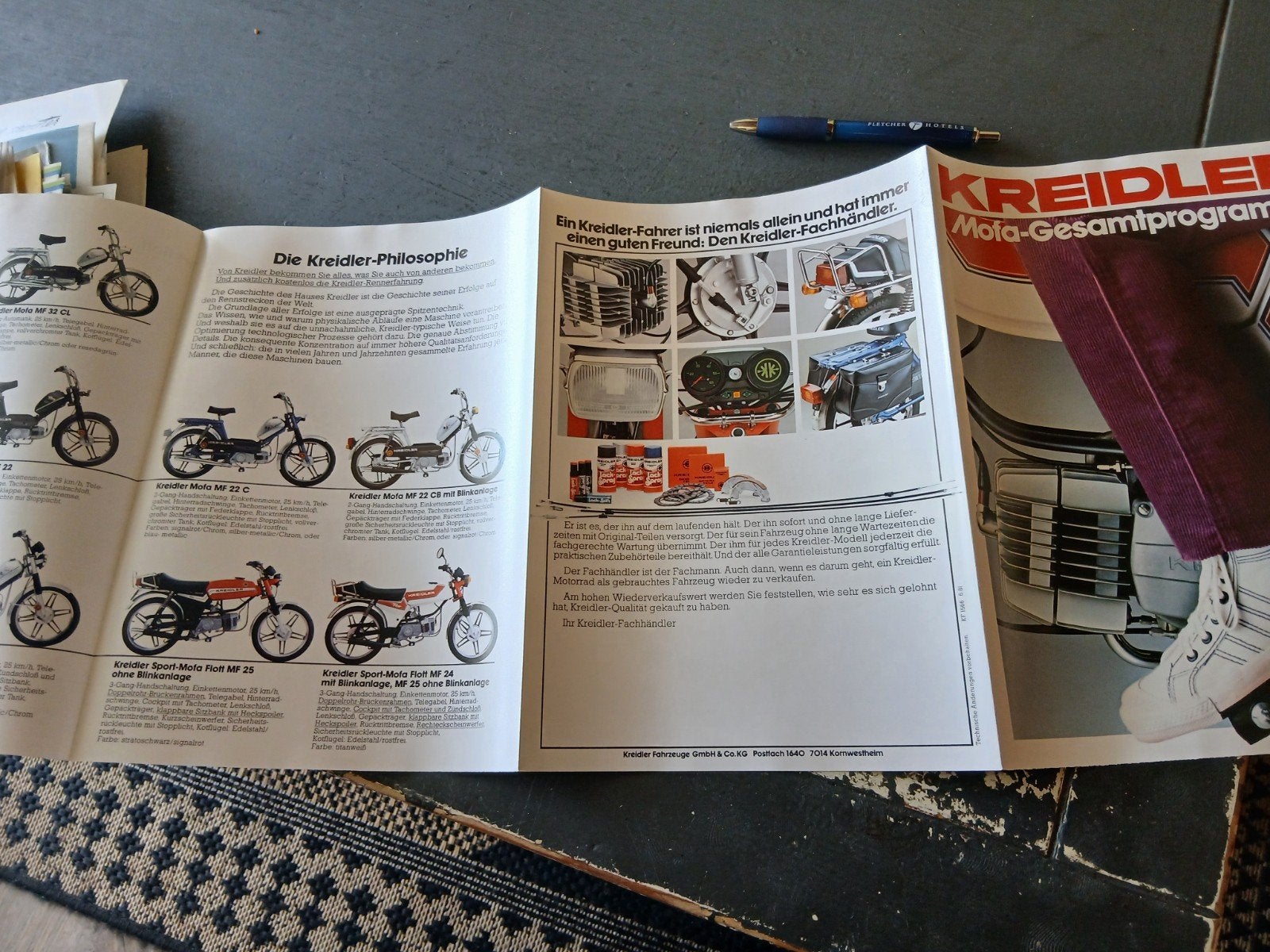 Kreidler 1980, Ophalen