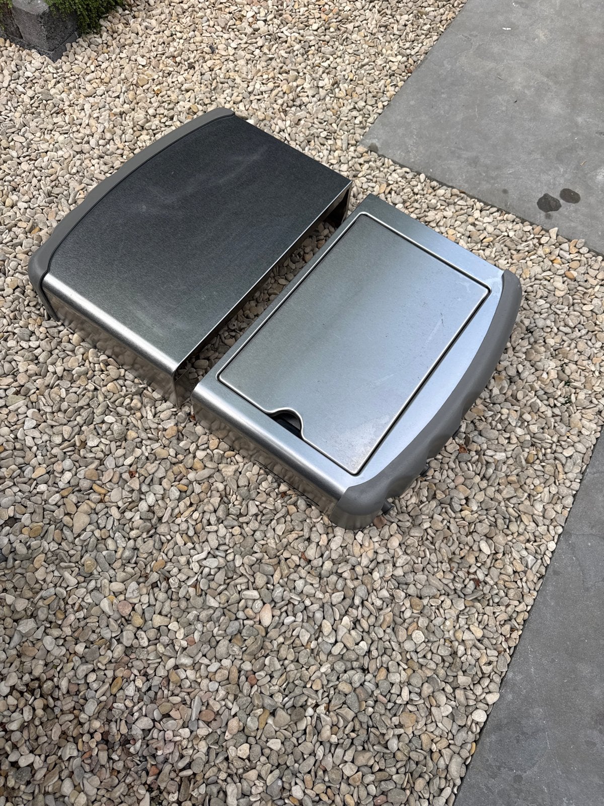 Weber Genesis zijtafels met zijbrander, Ophalen of Verzenden, Gebruikt