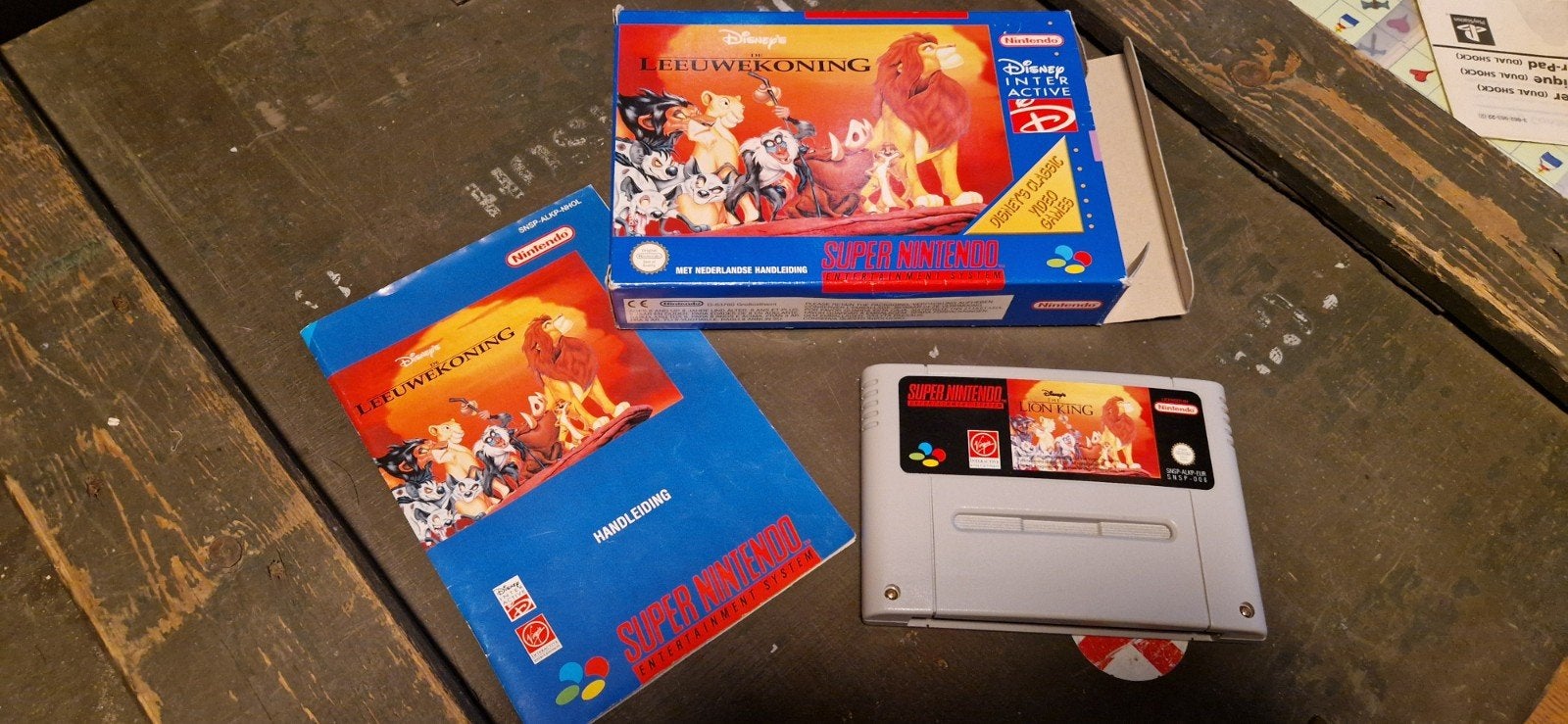 Disney's Leeuwenkoning Super Nintendo SNES Compleet, Gebruikt, 1 speler, Ophalen of Verzenden, Platform