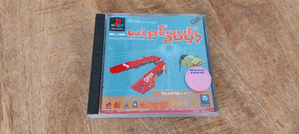 Wipeout 2097 ps1, Ophalen, Gebruikt, 1 speler, Racen en Vliegen