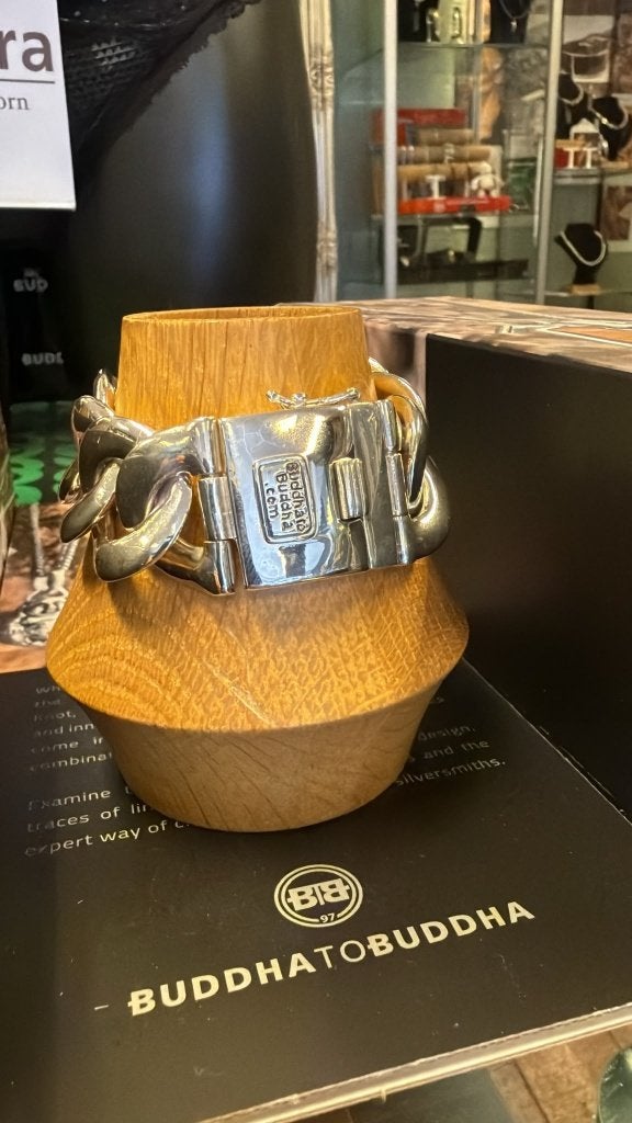 BUDDHA TO BUDDHA ARMBAND TYPE 110 E CHRIS ARMBAND € 299,95, Ophalen of Verzenden, Zo goed als nieuw, Zilver, Zilver