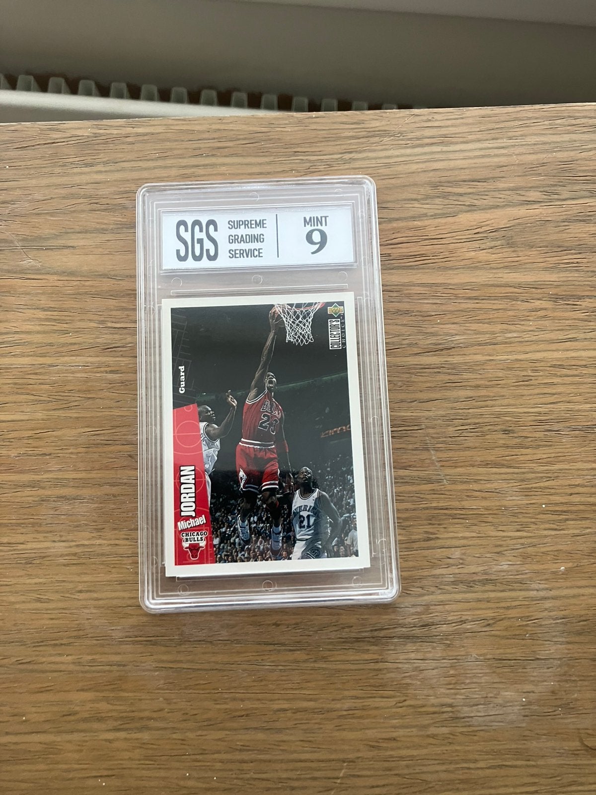 Michael jordan nba mint 9, Hobby en Vrije tijd, Stickers en Plaatjes, Ophalen of Verzenden, Zo goed als nieuw, Plaatje