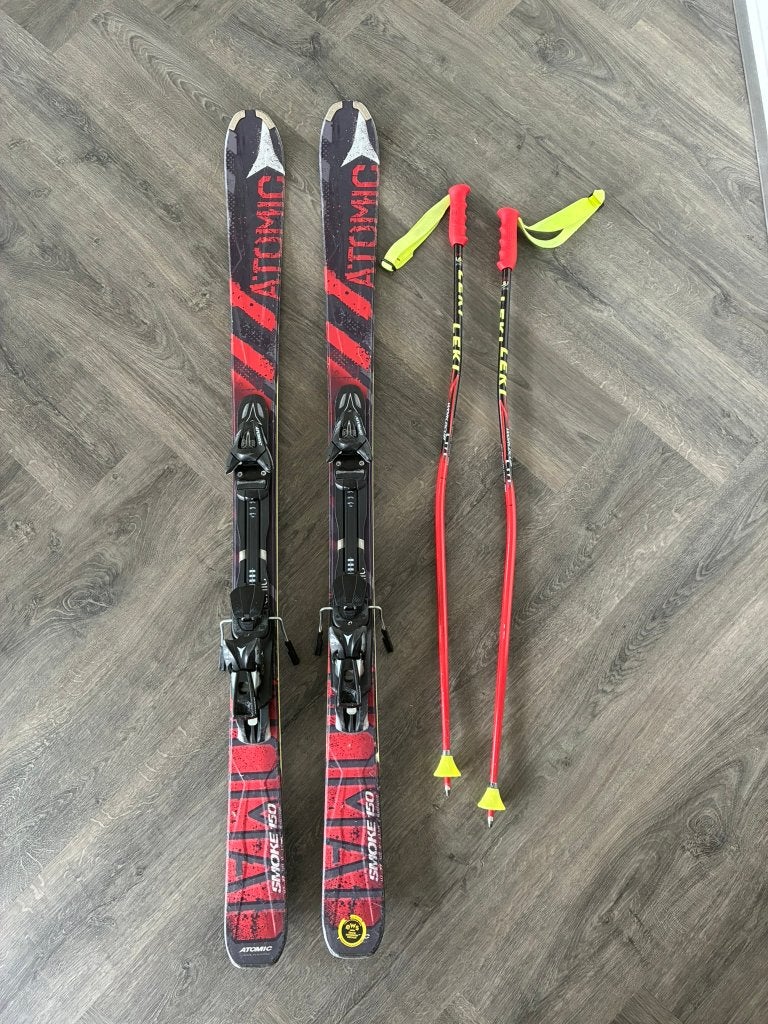 Atomic Ski 150 cm incl Leki stokken, Sport en Fitness, Skiën en Langlaufen, Ophalen, 140 tot 160 cm, Gebruikt, Atomic