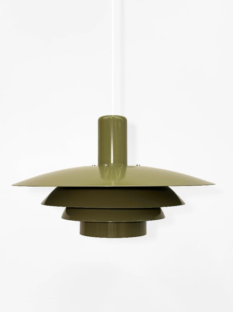 Mosgroene eettafel hanglamp, Sales@scandinavischelampen.nl, Ophalen of Verzenden, Metaal, Minder dan 50 cm