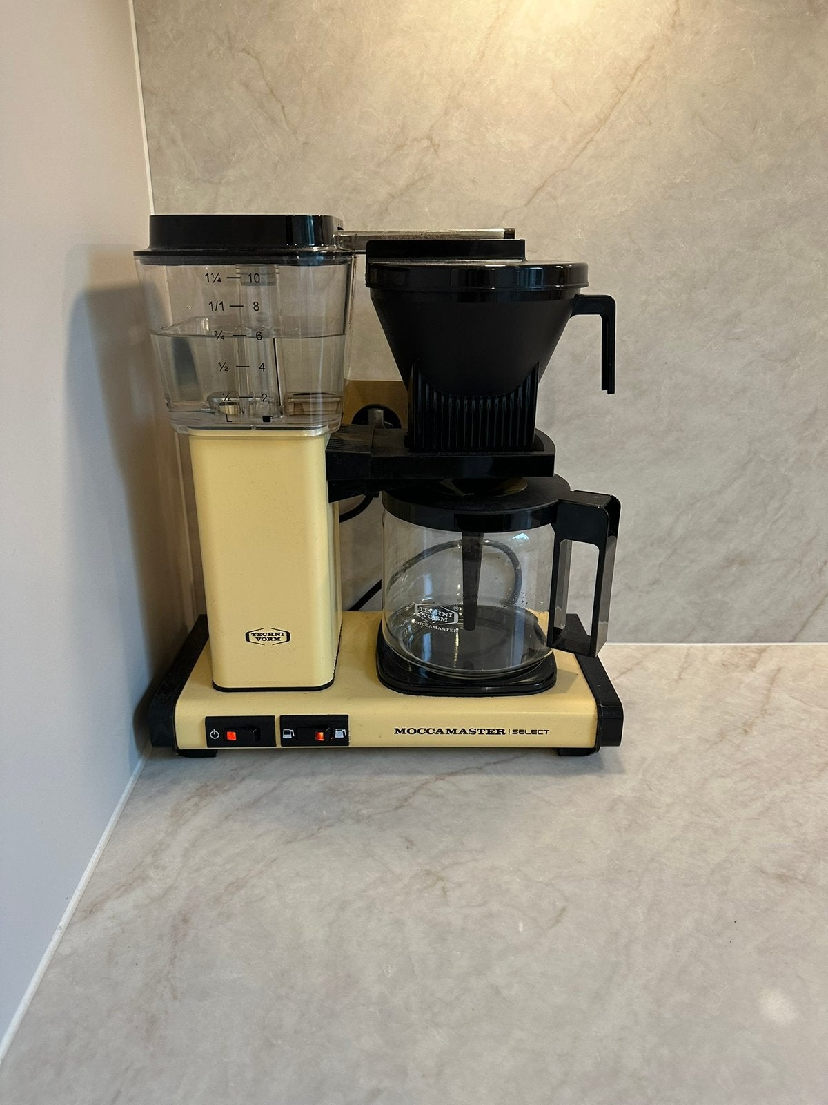 Technivorm Moccamaster  – Retro geel, Ophalen, Gebruikt, Koffiemachine