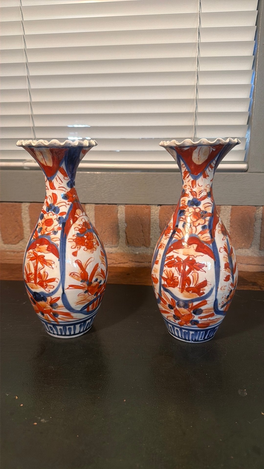paar antieke Japanse Imari vazen – Meiji periode (ca. 1900, Antiek en Kunst, Ophalen