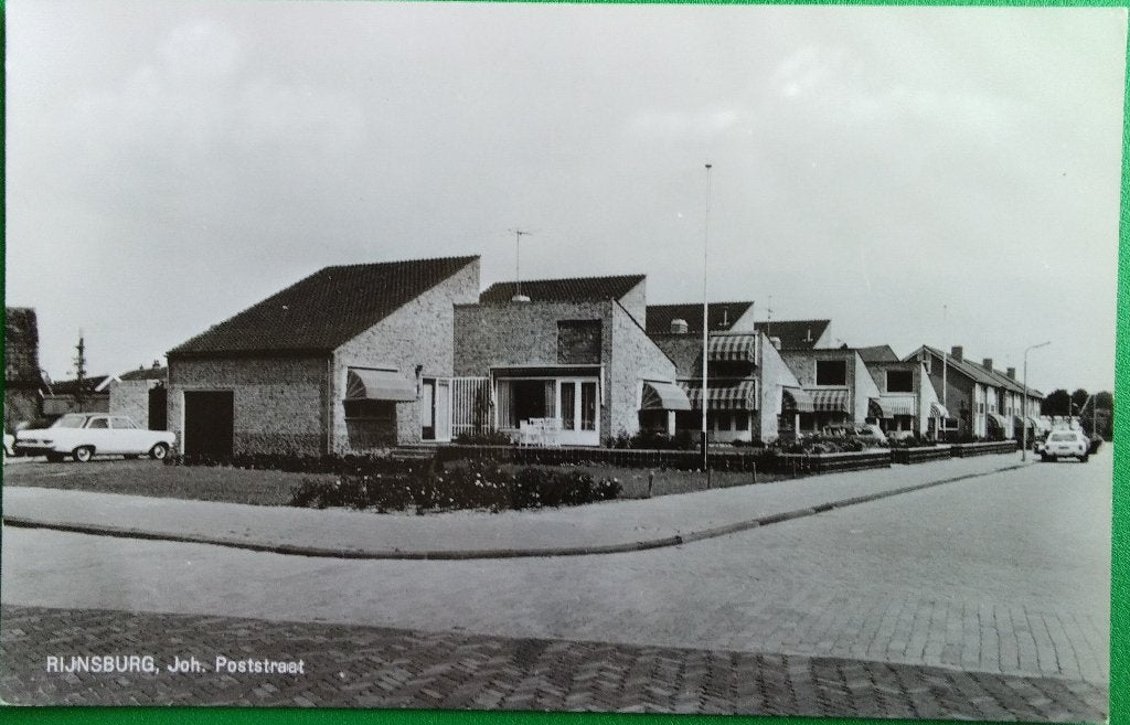 Rijnsburg, Joh. Poststraat. Klf, Verzenden, 1960 tot 1980, Ongelopen, Zuid-Holland