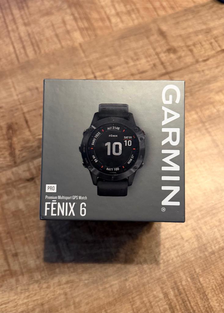 Garmin Fenix 6 Pro, Gebruikt, Zwart, Garmin, Ophalen of Verzenden