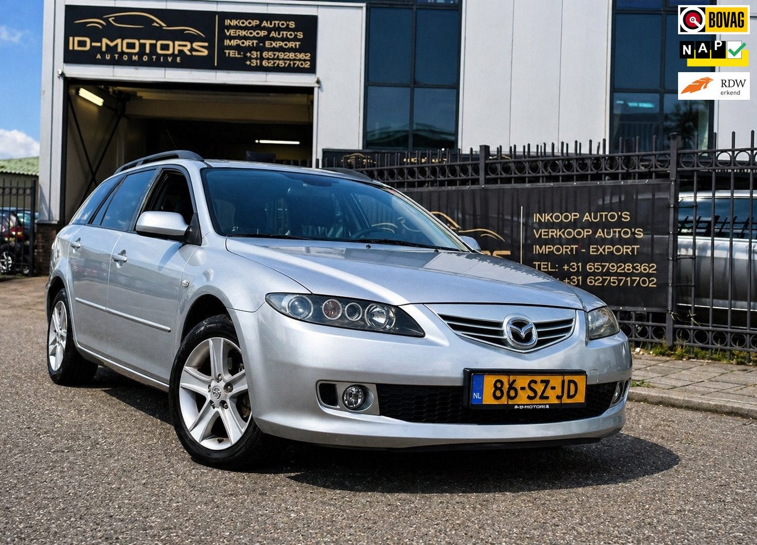 Mazda 6 Sportbreak 2.0i Touring NAP APK CLIMA SPORT TREKHAAK, Auto's, 1345 kg, Stof, Gebruikt, 4 cilinders