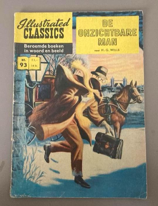 De onzichtbare man, Classics Illustrated, Europa, Ophalen of Verzenden, Gelezen, Eén comic