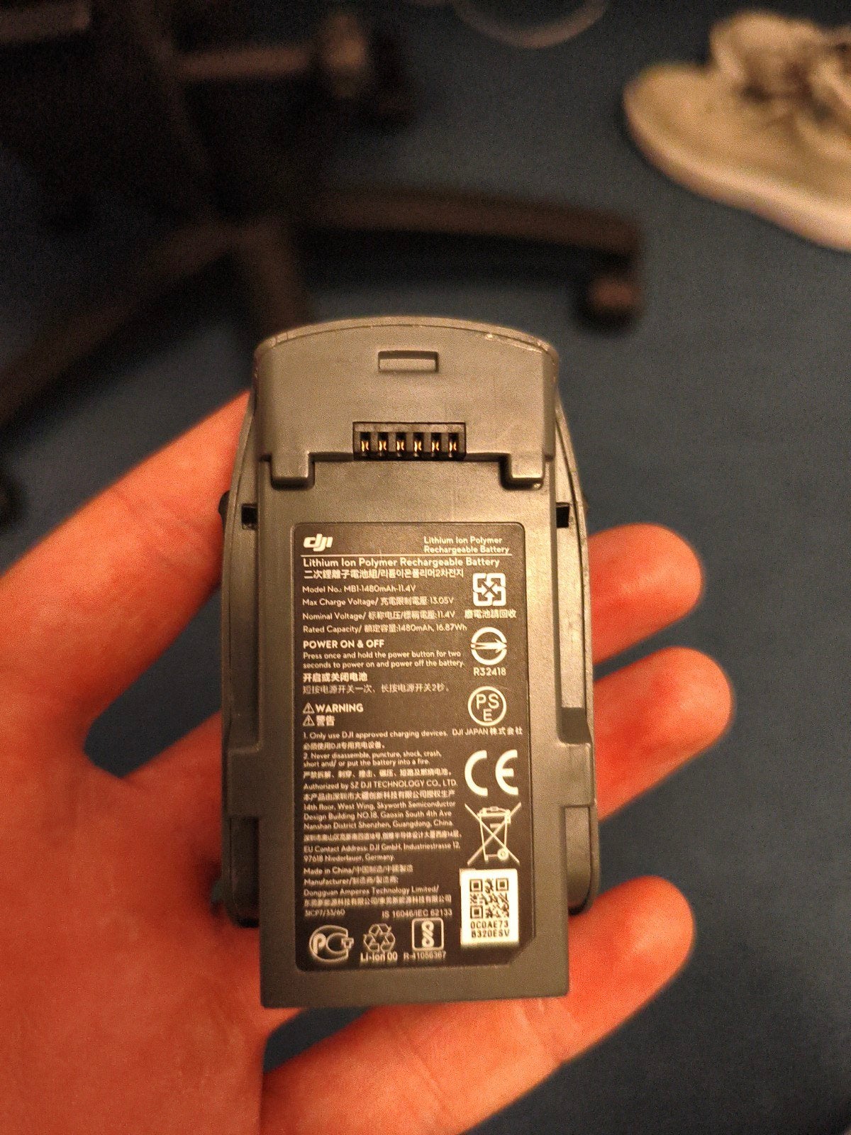 DJI Spark accu defect - rood lampje, Ophalen of Verzenden, Niet werkend, Oplaadbaar