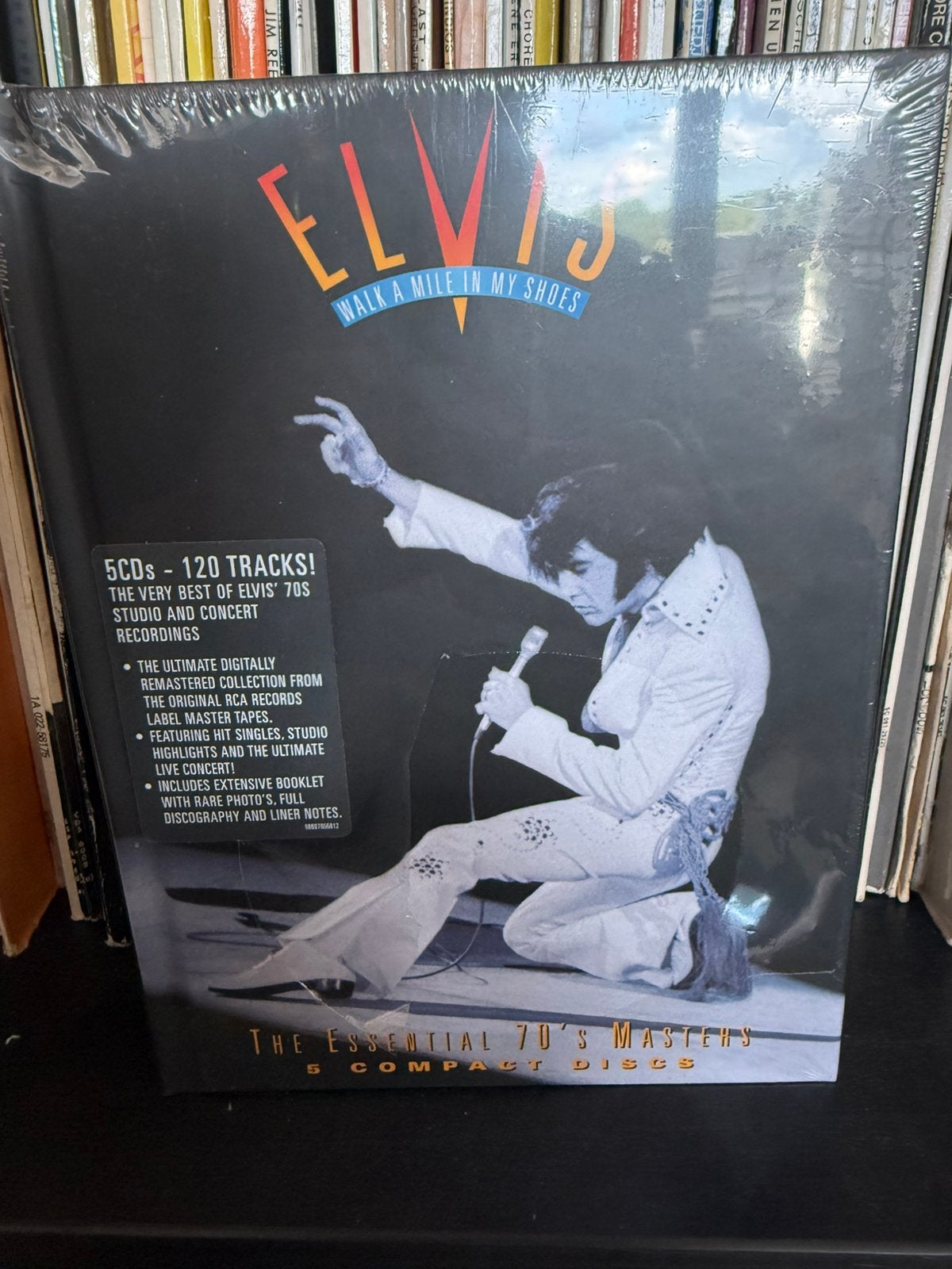 5 cd box elvis presley the essential 70’S masters gesrald, Ophalen of Verzenden, Zo goed als nieuw, Poprock