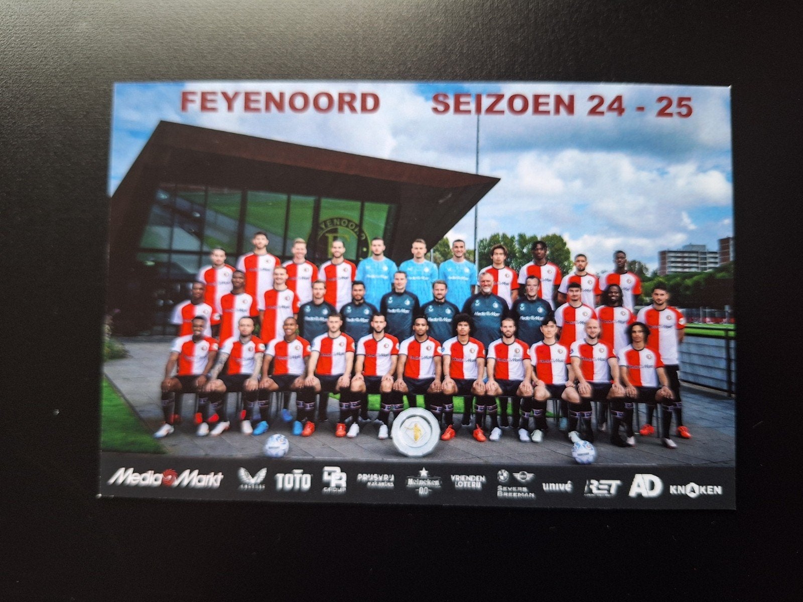 Elftalkaart Feyenoord 24-25., Verzamelen, Verzenden, Nieuw, Feyenoord