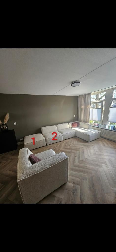 NOUS Living Newton, Huis en Inrichting, Banken | Bankstellen, Ophalen, Zo goed als nieuw, Vierpersoons of meer