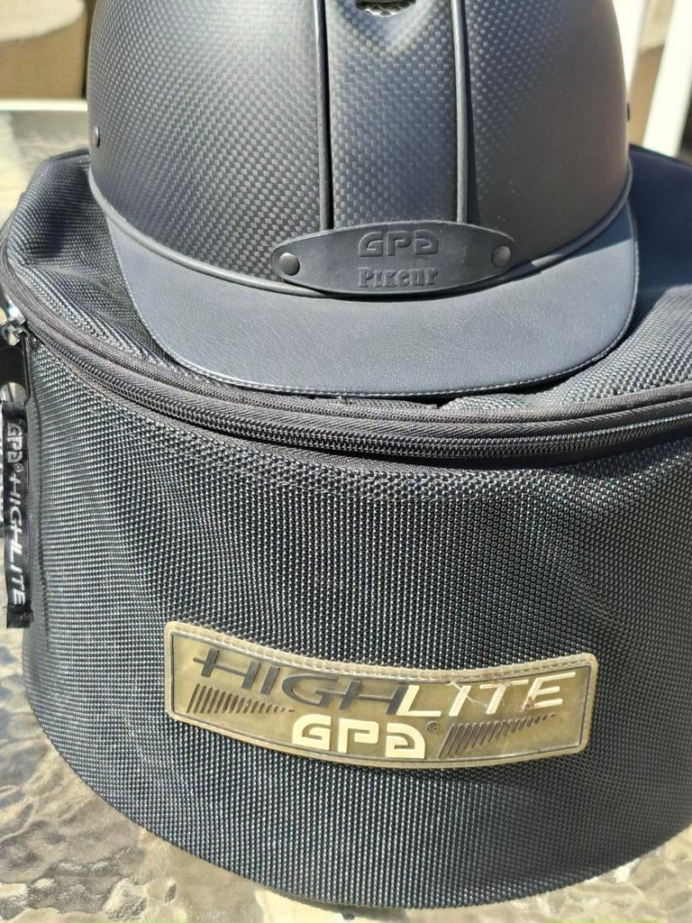 GPA carbon Highlite cap maat 57 zwart, Ophalen, Dressuur