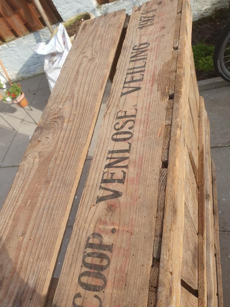 Houten veilingkistjes, Huis en Inrichting, Ophalen