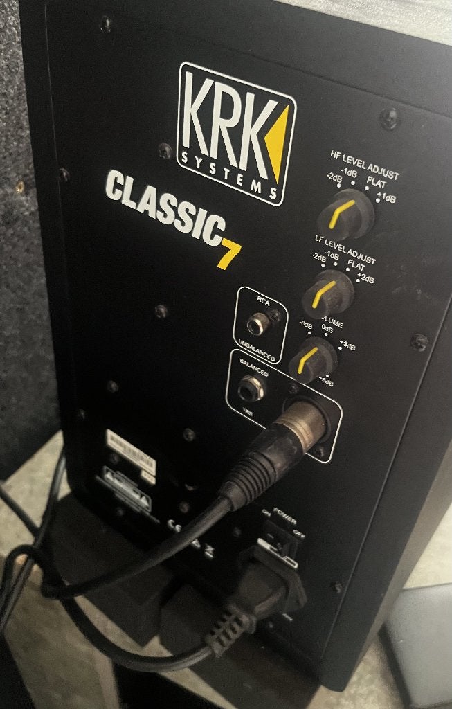 KRK classic 7, Zo goed als nieuw, 120 watt of meer, Front, Rear of Stereo speakers, Ophalen