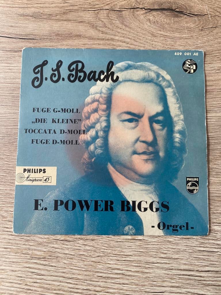 J.S. Bach – E. Power Biggs (Orgel), Cd's en Dvd's, Vinyl | Klassiek, Gebruikt, Ophalen of Verzenden, Barok, Overige typen