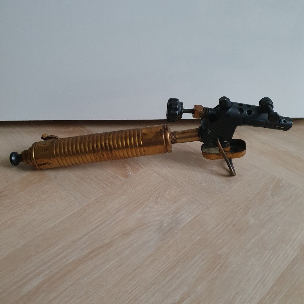Antieke Barthel Benzine Soldeerlamp, Verzenden