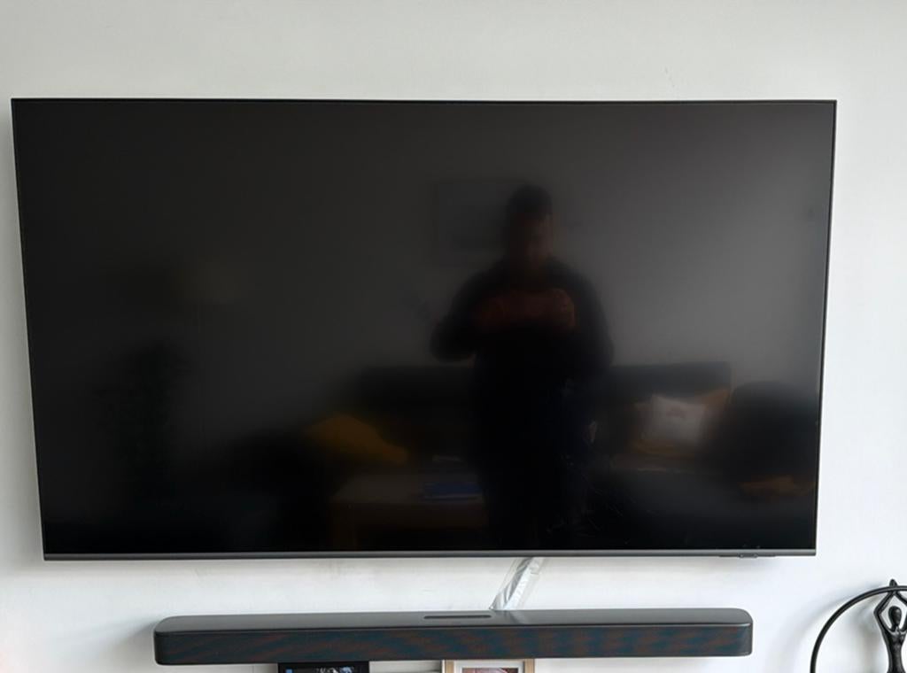 Samsung 55” QLED4K UHD Smart TV (55Q64B)+ JBLsoundbarwoofer, Audio, Tv en Foto, Televisies, Ophalen, 50 Hz, Zo goed als nieuw