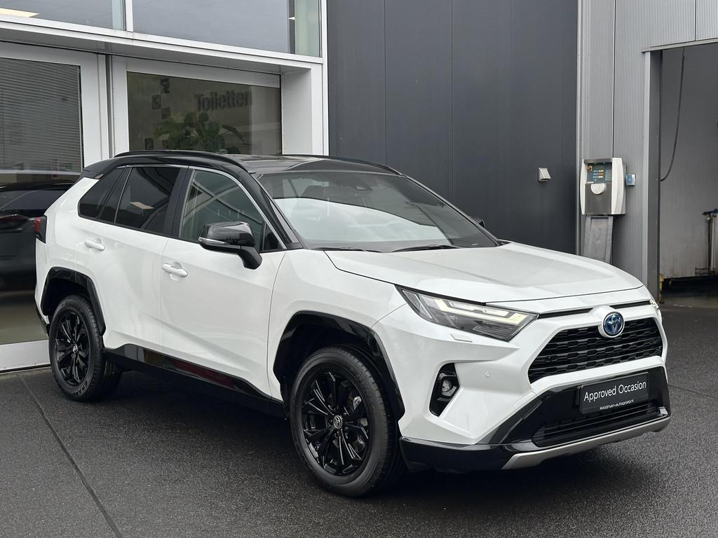 Toyota RAV4 2.5 Hybrid AWD Bi-Tone Apple Carplay/Android Aut, Auto's, Toyota, Gebruikt, Euro 6, 4 cilinders, 2487 cc