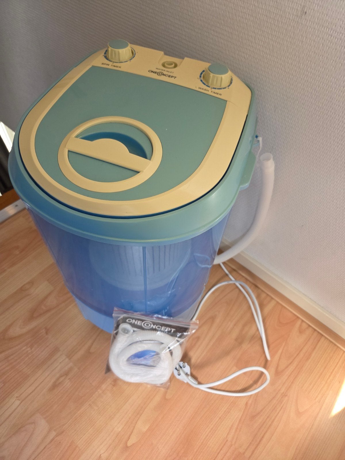 Camping Wasmachine Kleine Centrifuge en Wassen ineen Compact, Minder dan 1200 toeren, 4 tot 6 kg, Bovenlader, Ophalen of Verzenden