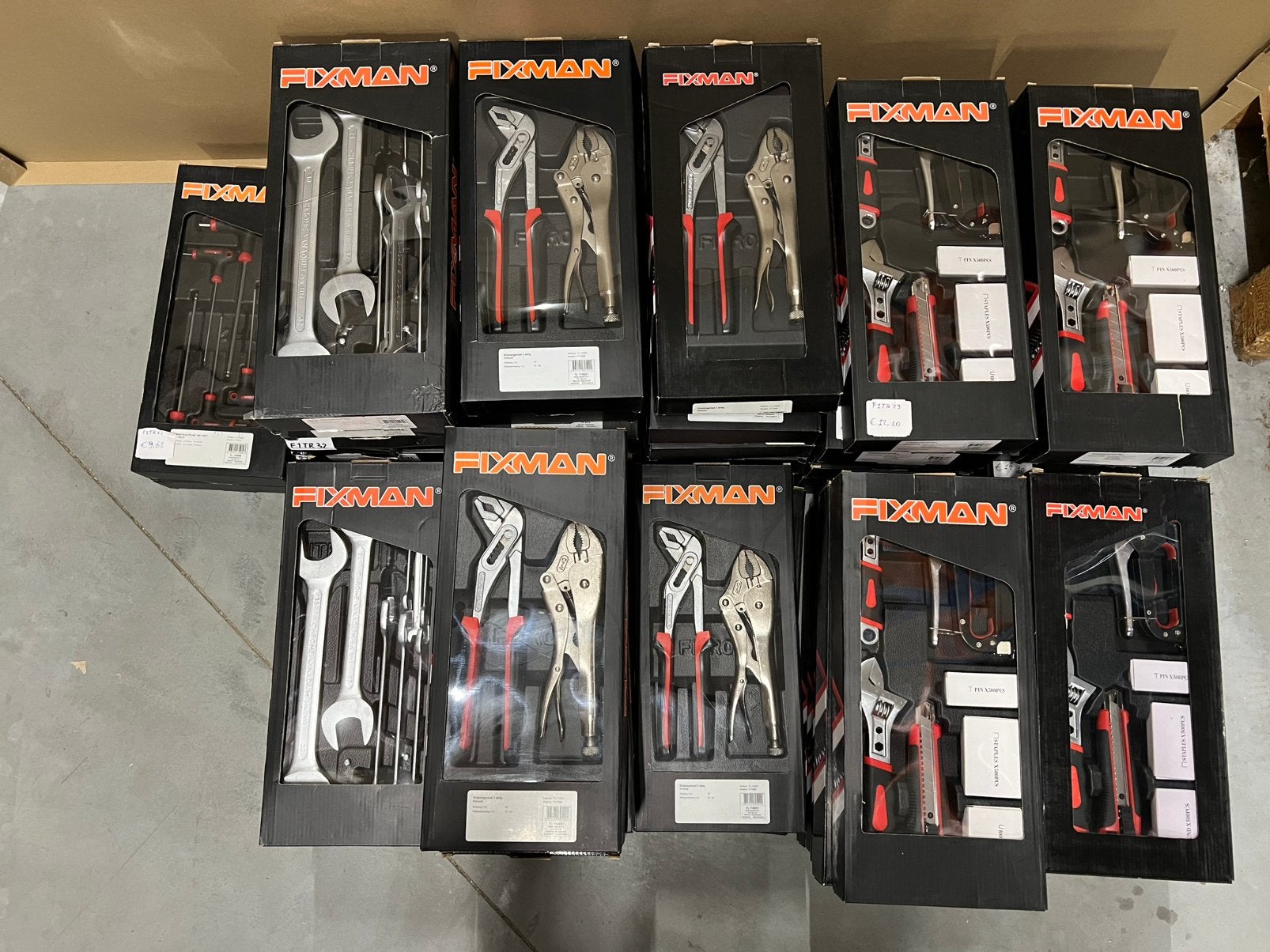 Partij Fixman nieuwe Handgereedschapssets, Diversen, Rommelmarktspullen, Nieuw, Ophalen of Verzenden