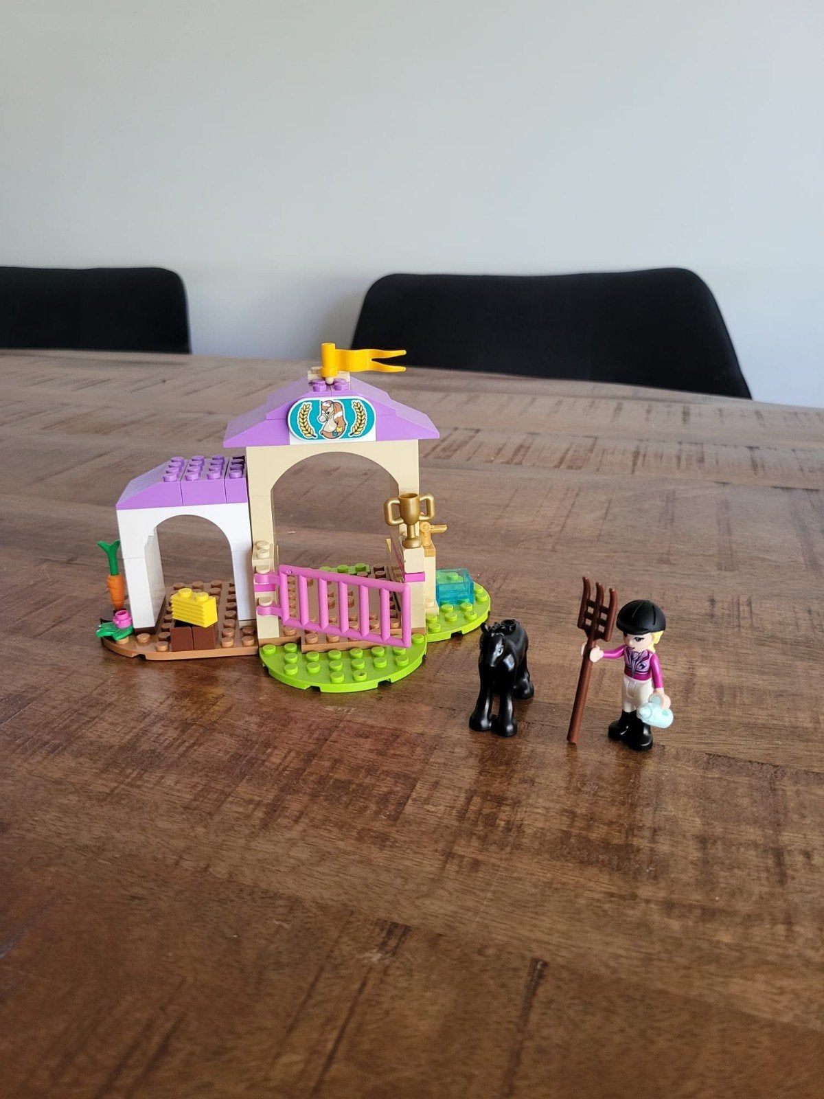 LEGO Friends Paardenverzorging set Mia (41411), Ophalen of Verzenden, Zo goed als nieuw, Overige merken