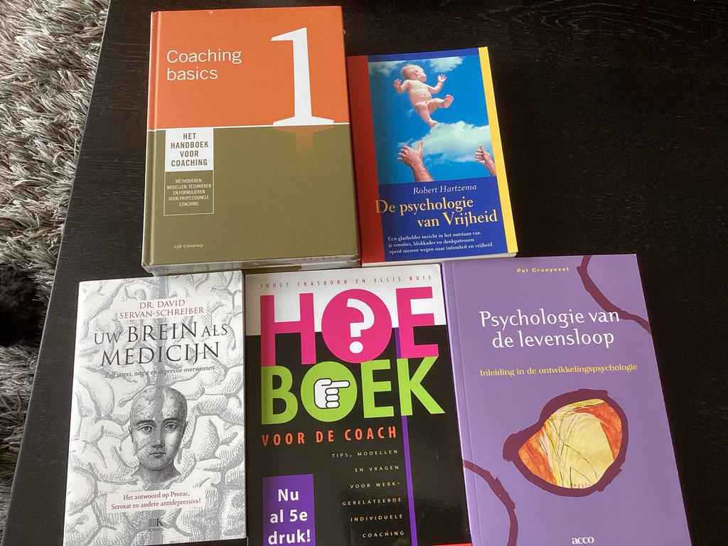 Psychologie & Coaching Boeken - Set van 7, Boeken, Psychologie, Ophalen of Verzenden, Nieuw, Klinische psychologie