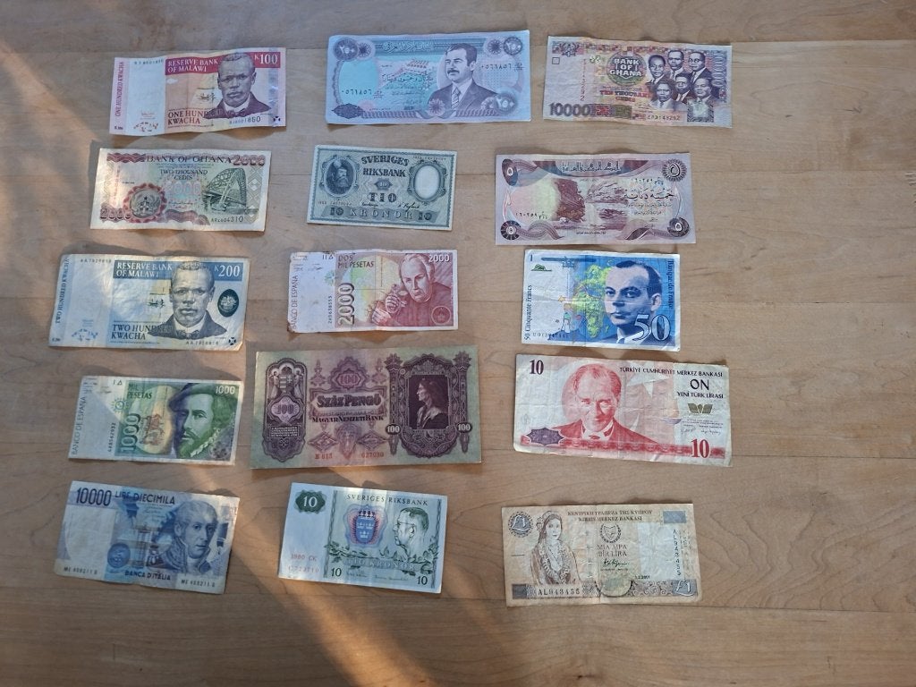 Lot van 15 betere biljetten, Verzenden, Buitenland, Munten