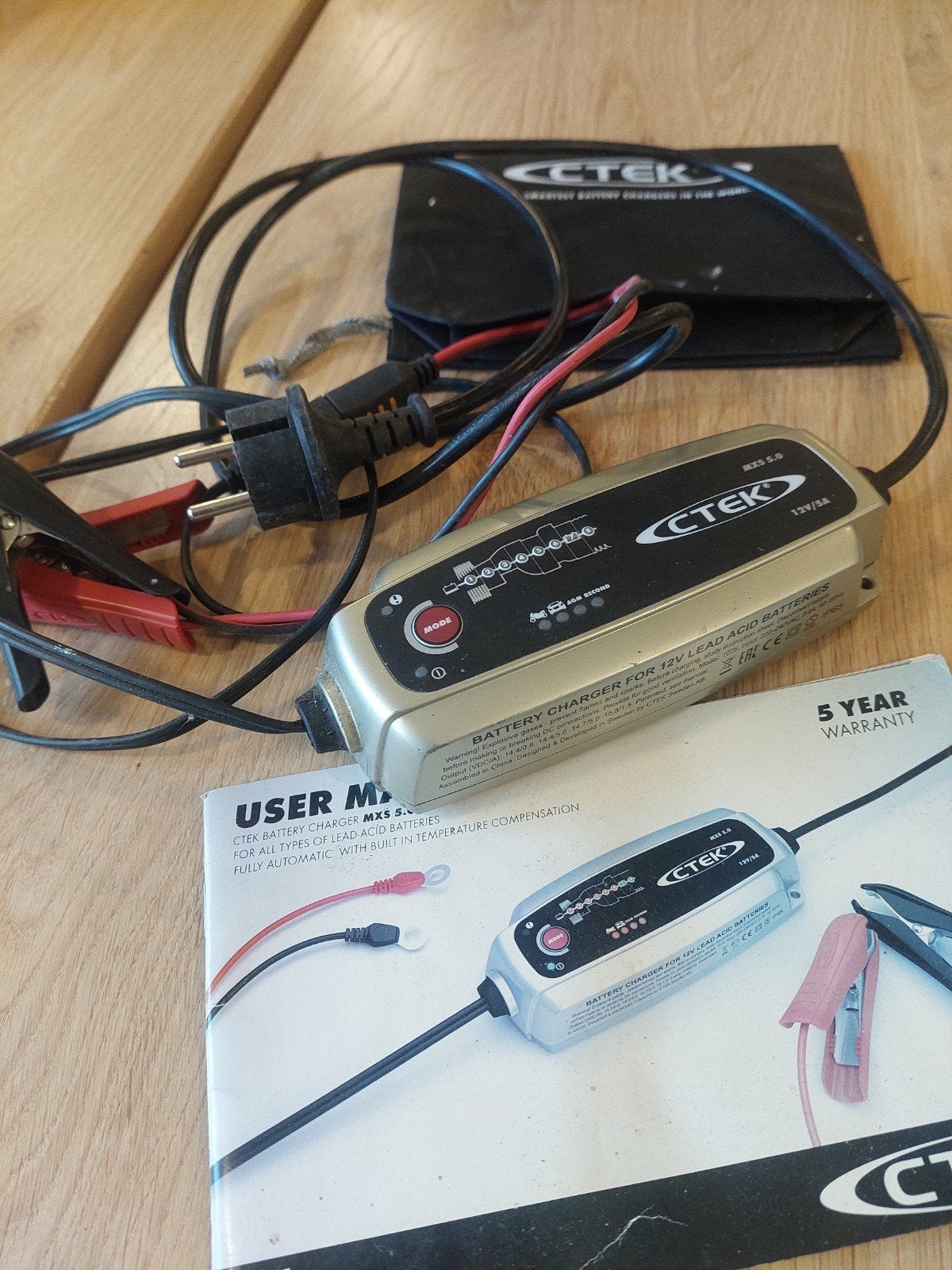 CTEK MXS 5.0 Druppellader12V 5A - Gebruikt, Gebruikt, Universele onderdelen