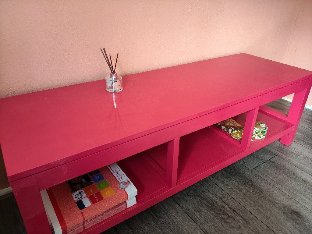lage (zit) kast met opbergruimte, leuk voor meidenkamer, Ophalen, Gebruikt
