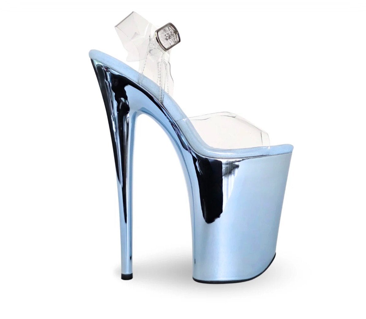 Jewel heels 9 inch poledance paaldans hakken, Nieuw, Dansschoenen, Verzenden, Blauw