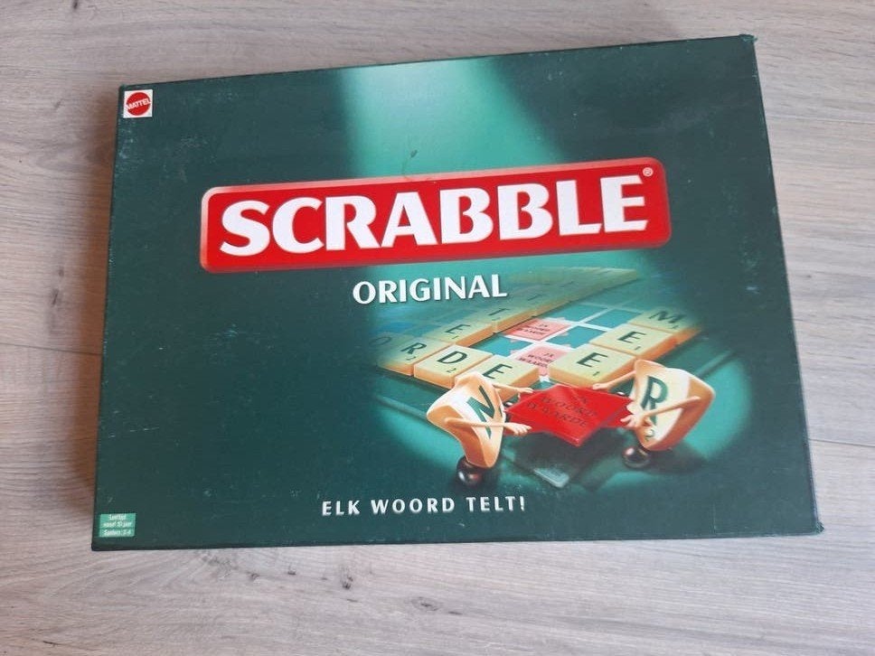 scrabble origenele, Drie of vier spelers, Ophalen of Verzenden, Zo goed als nieuw