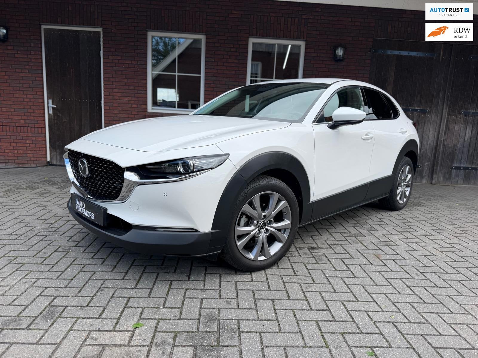 Mazda CX-30 2.0 e-SkyActiv-X M Hybrid Luxury | Trekhaak| ACC, Auto's, Mazda, 1998 cc, 15 km/l, Gebruikt, Zwart