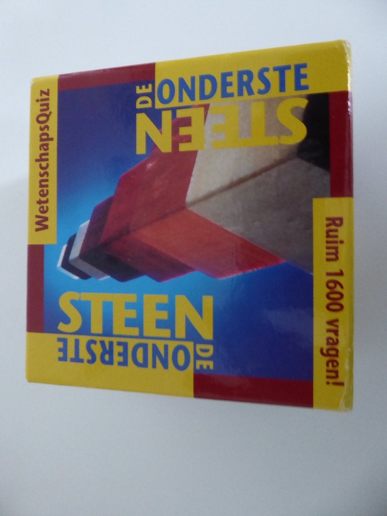 De Onderste Steen WetenschapsQuiz - Ruim 1600 vragen, Een of twee spelers, Ophalen of Verzenden, Zo goed als nieuw, Nova Carta