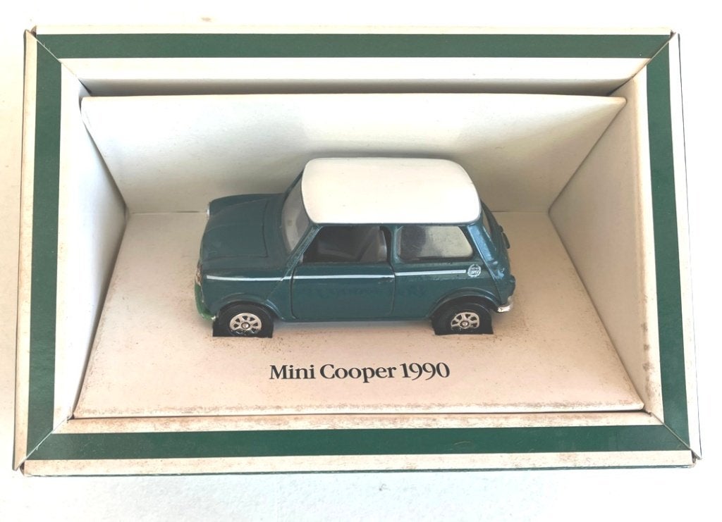 Mini Cooper Racing Green 1990 Corgi  # 80455., Ophalen of Verzenden, Zo goed als nieuw, Auto