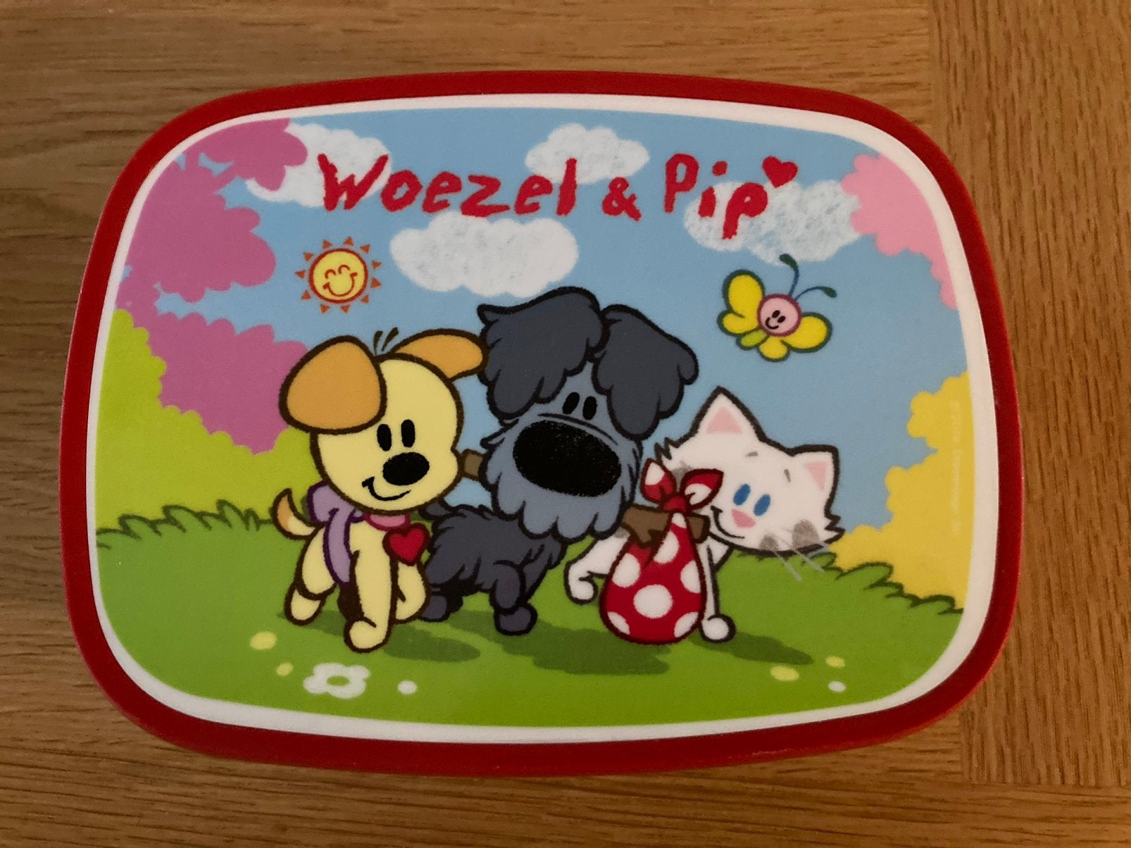 Lunchbox/ broodtrommel Woezel en Pip, Diversen, Schoolbenodigdheden, Ophalen of Verzenden, Zo goed als nieuw