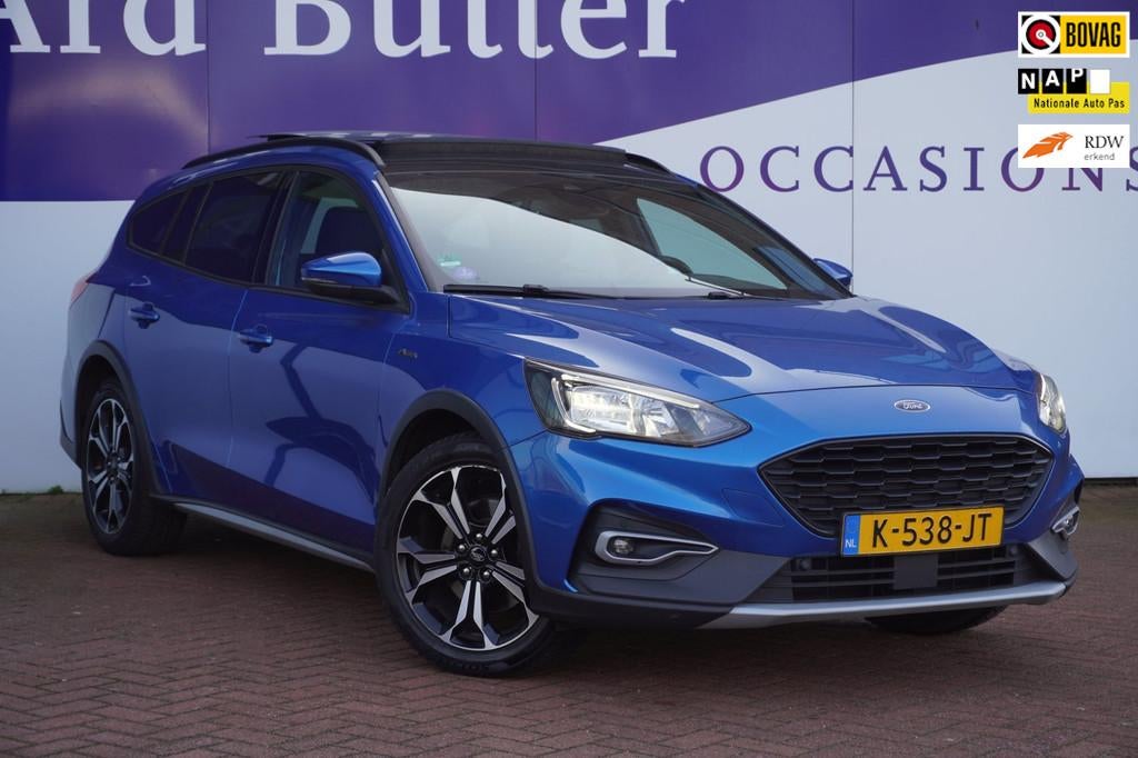 Ford Focus Wagon 1.5 EcoBoost Active X Business / Pano-dak /, 1345 kg, Stof, Gebruikt, 150 pk
