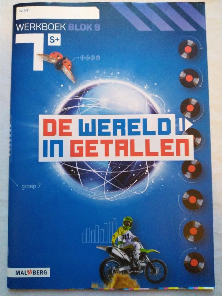 De Wereld in Getallen - Werkboek - Groep 7 - 7S - Blok 9, Ophalen of Verzenden, Nieuw, Overige niveaus, Overige vakken