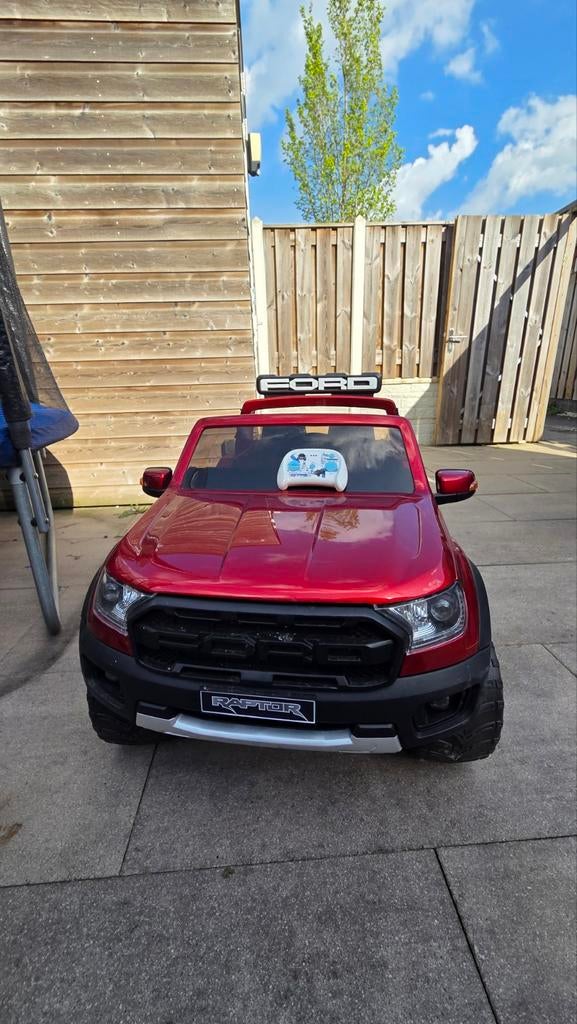 Rode elektrische kinderauto Ford Ranger Raptor, Ophalen, Overige typen