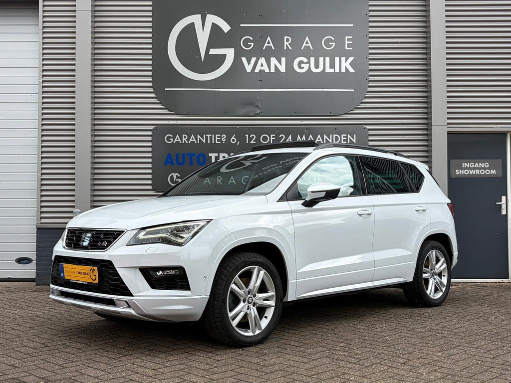 SEAT Ateca 2.0 EcoTSI FR 4DRIVE 190PK Automaat,Trekhaak,Pano, Automaat, Gebruikt, Ateca, Wit
