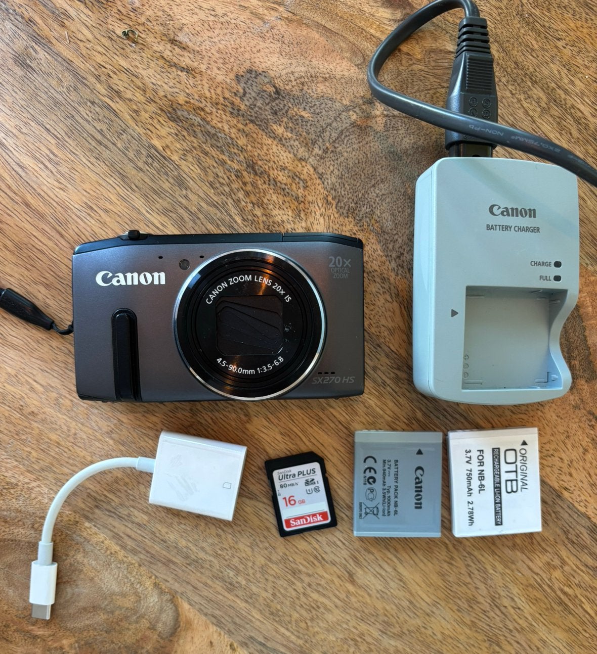 Canon PowerShot SX270 HS Digitale Compact Camera - Zwart, Ophalen of Verzenden, Zo goed als nieuw, Canon, 8 keer of meer
