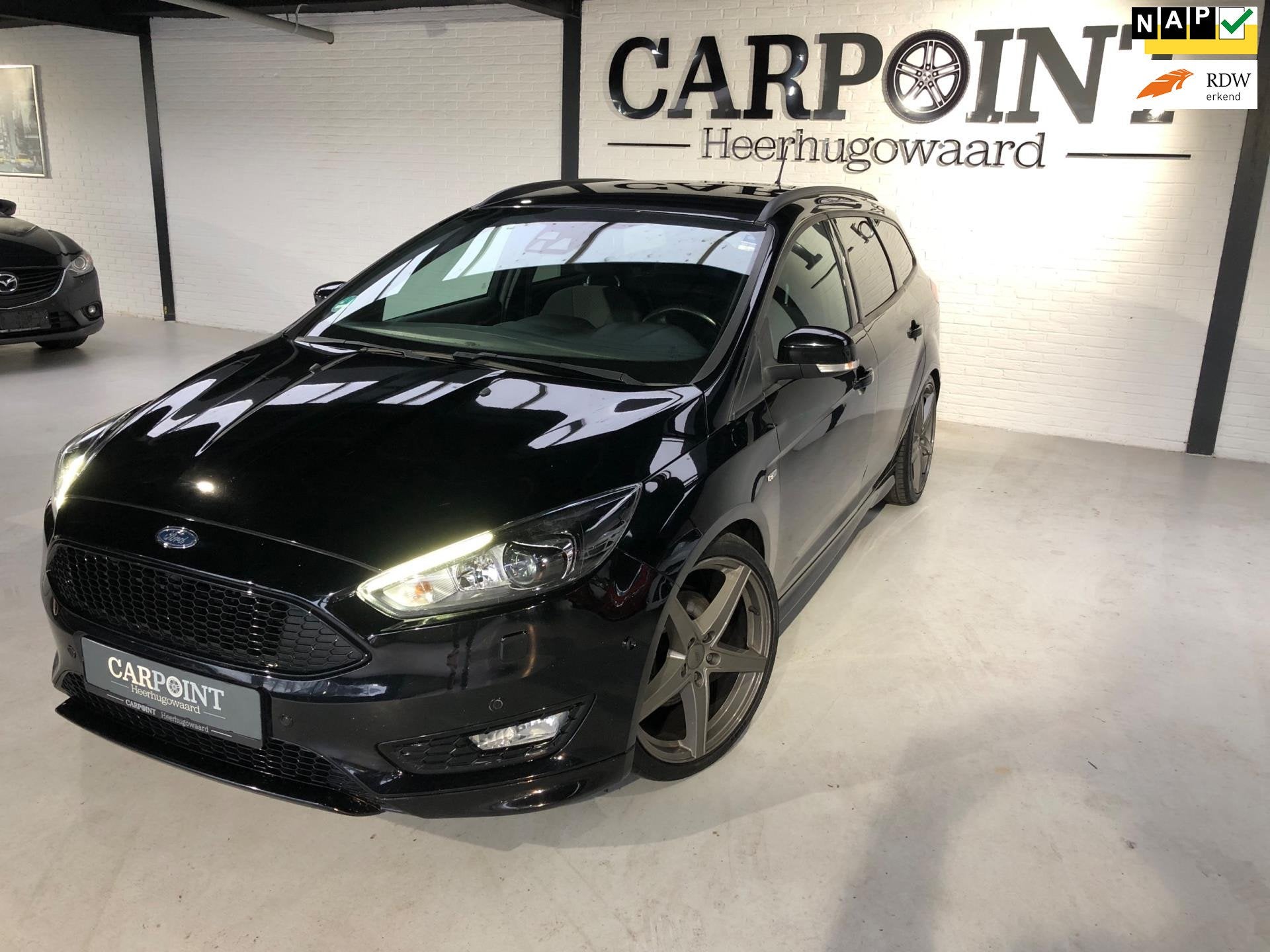 Ford Focus Wagon 1.5 ST-Line 2017 150PK Camera 19LMV Navi Cr, Auto's, Ford, 4 cilinders, 150 pk, Zwart, Origineel Nederlands